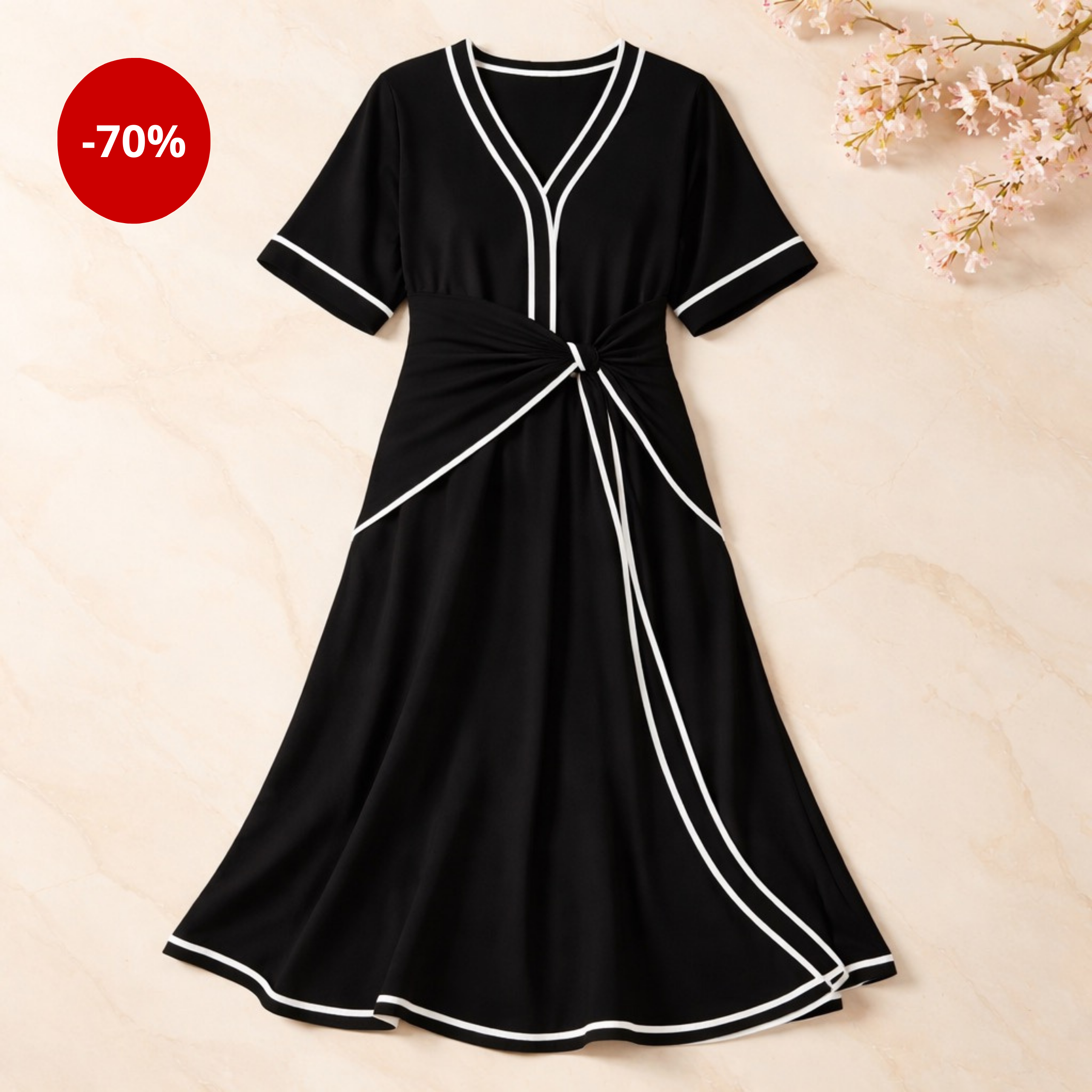 Elodie | elegantes Taillenkleid