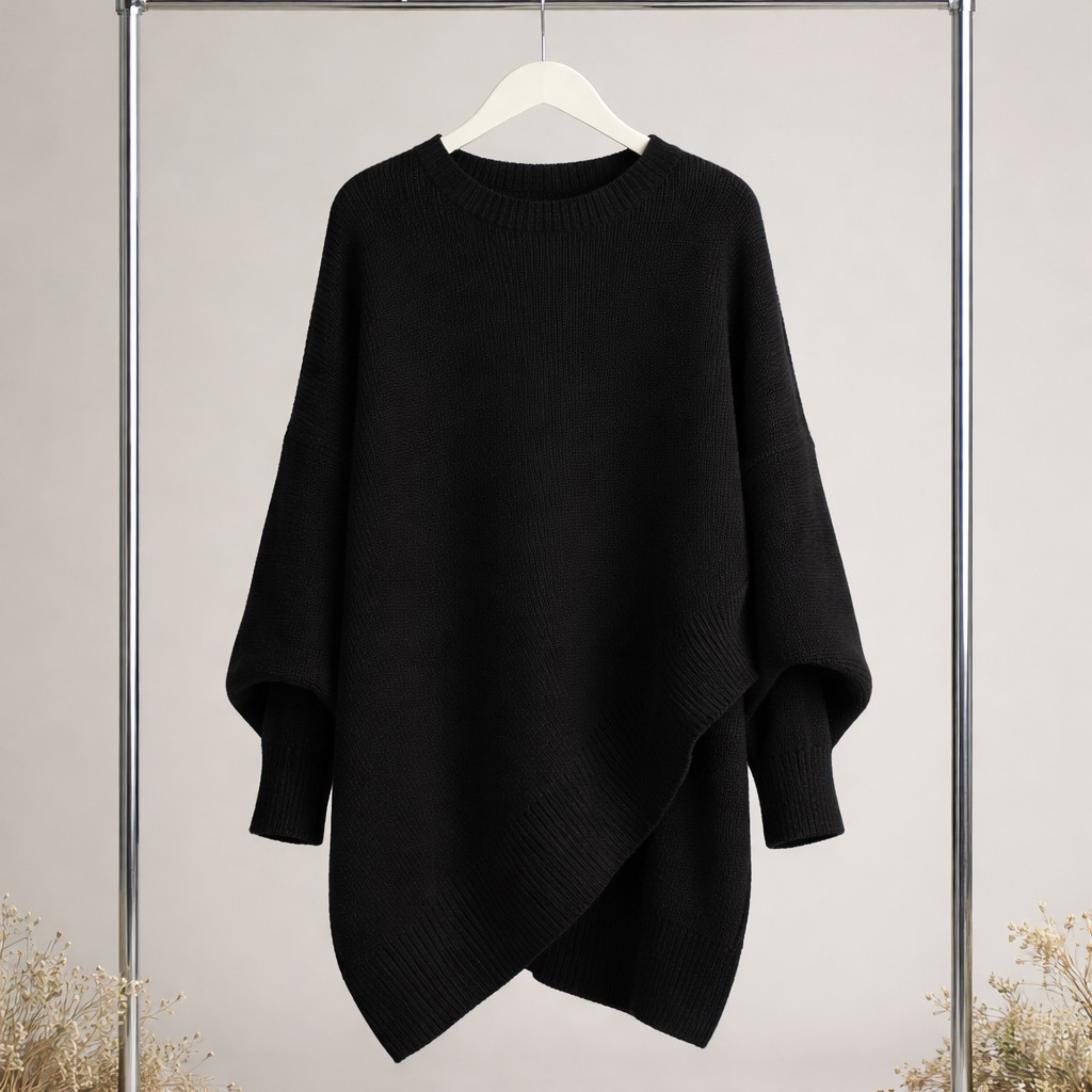 Celine | Oversize-Strickpullover mit weicher Struktur