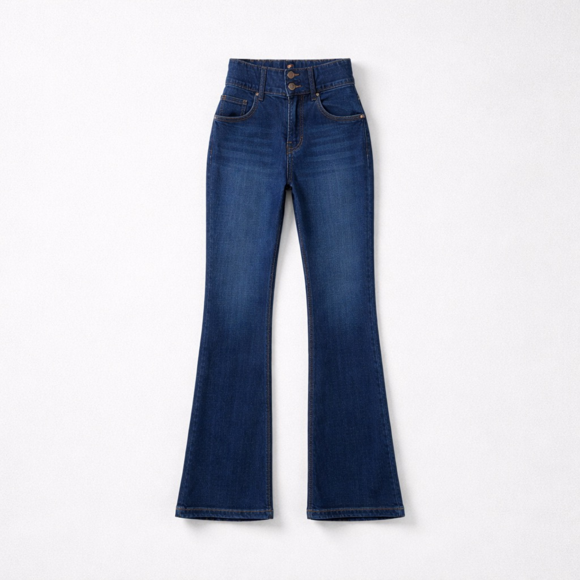 Sienna | Damen High-Waist Stretch Schlagjeans