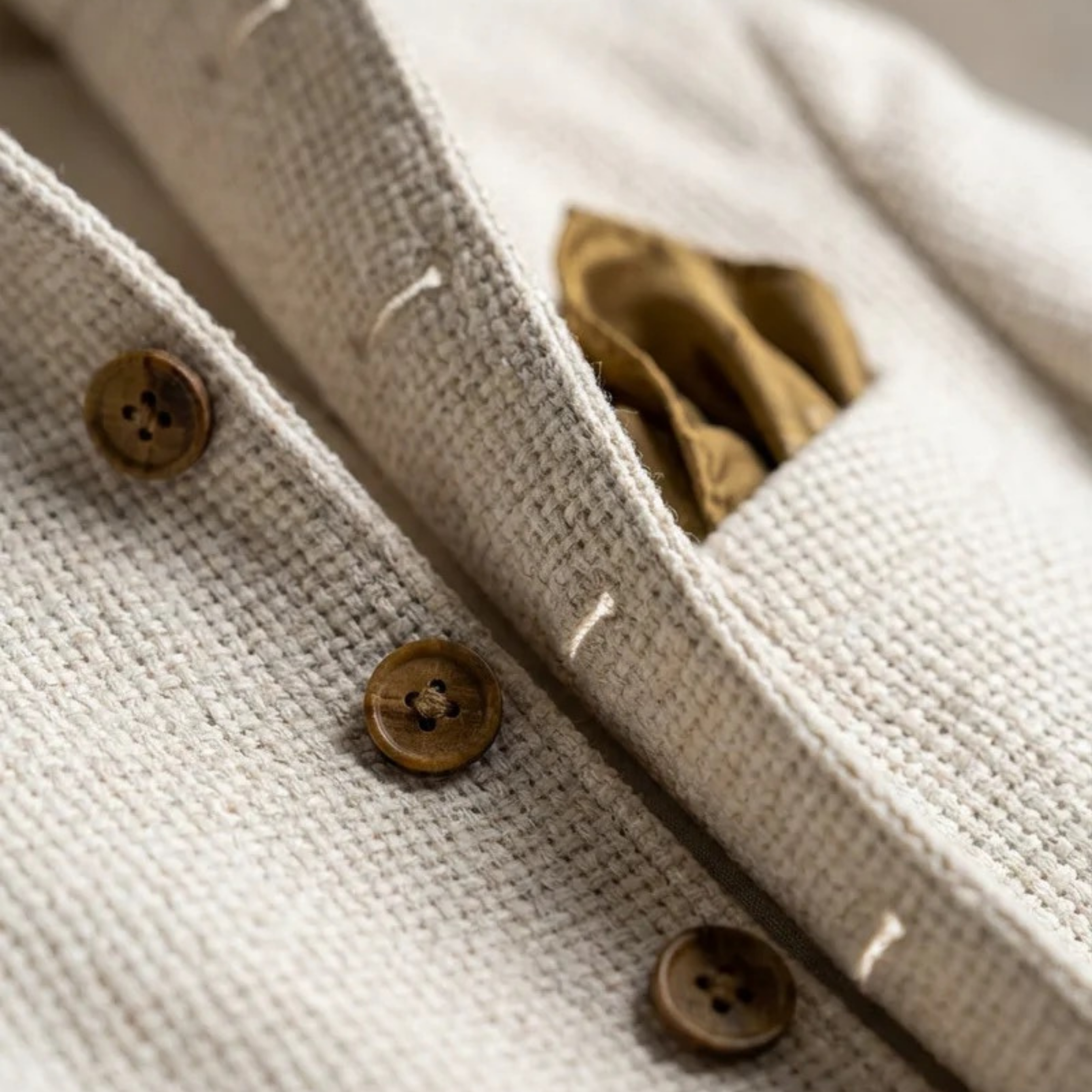 Alessandro | Strukturierter Strick-Blazer mit Stehkragen