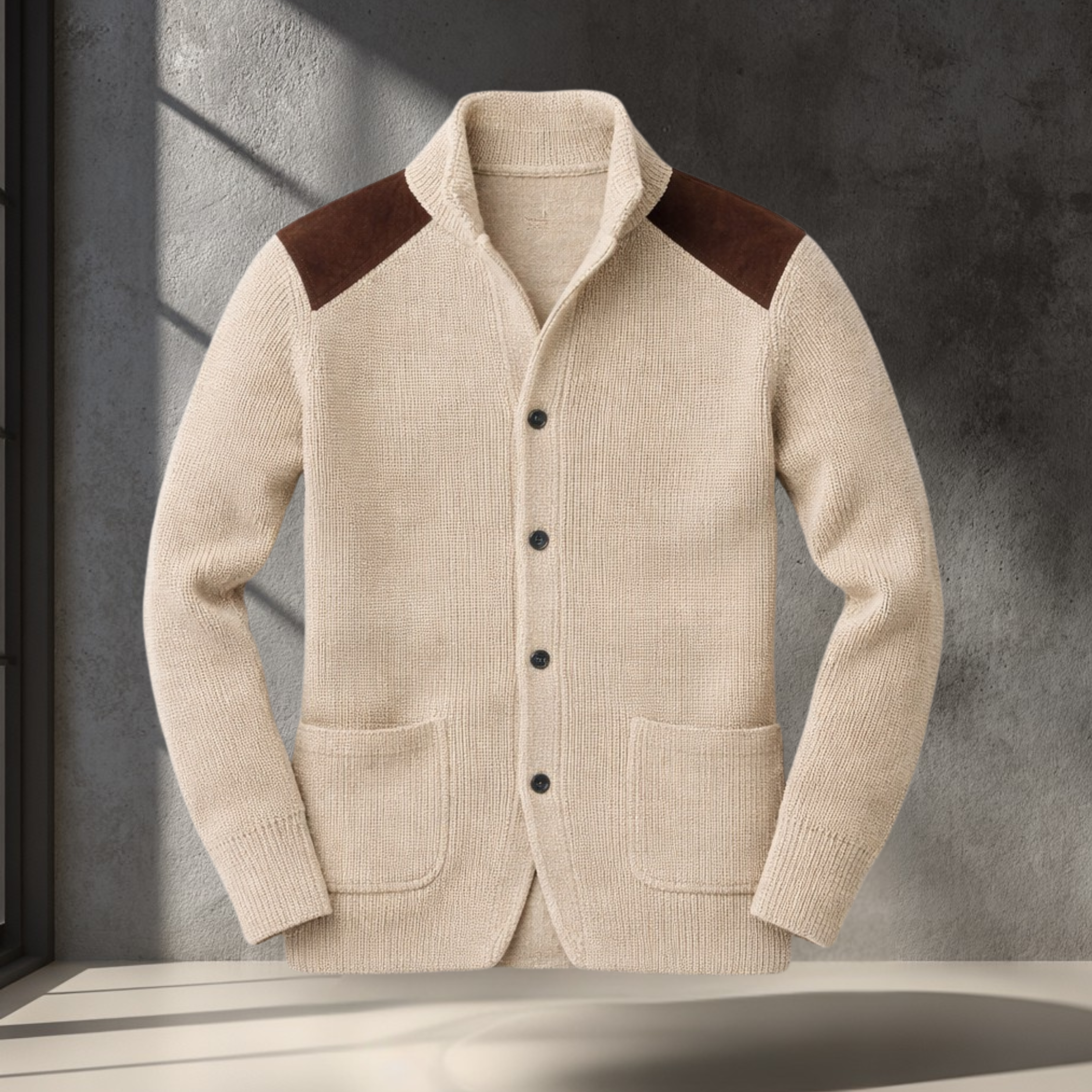 Lorenzo | Strukturierter Strick-Blazer für Männer