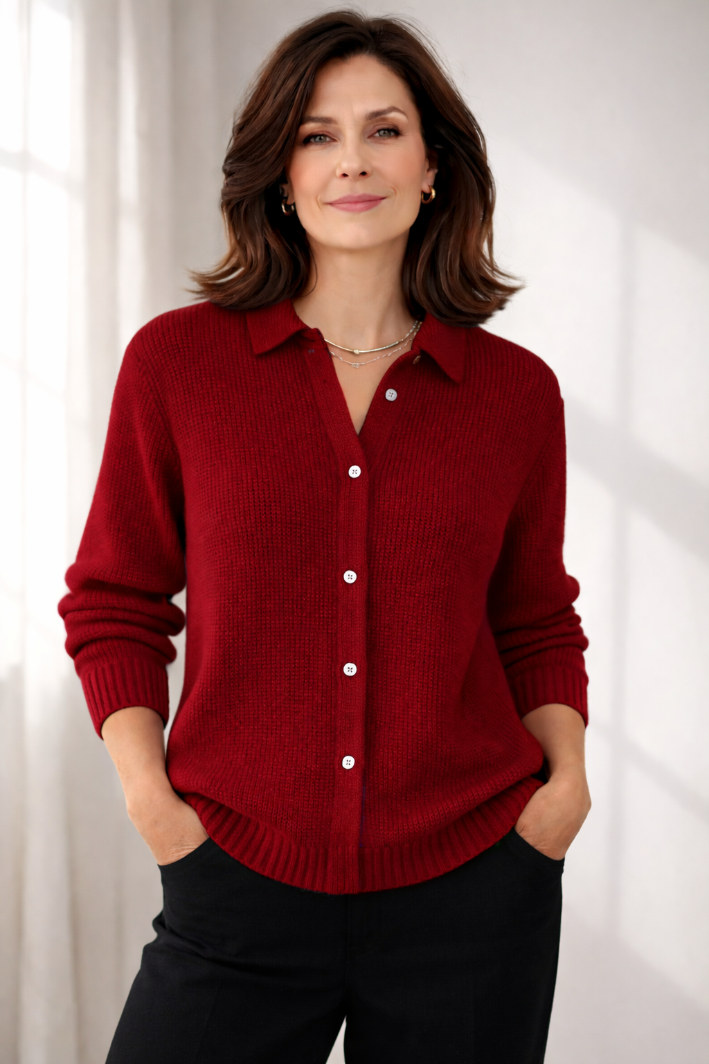 Clarisse | Eleganter Strickcardigan