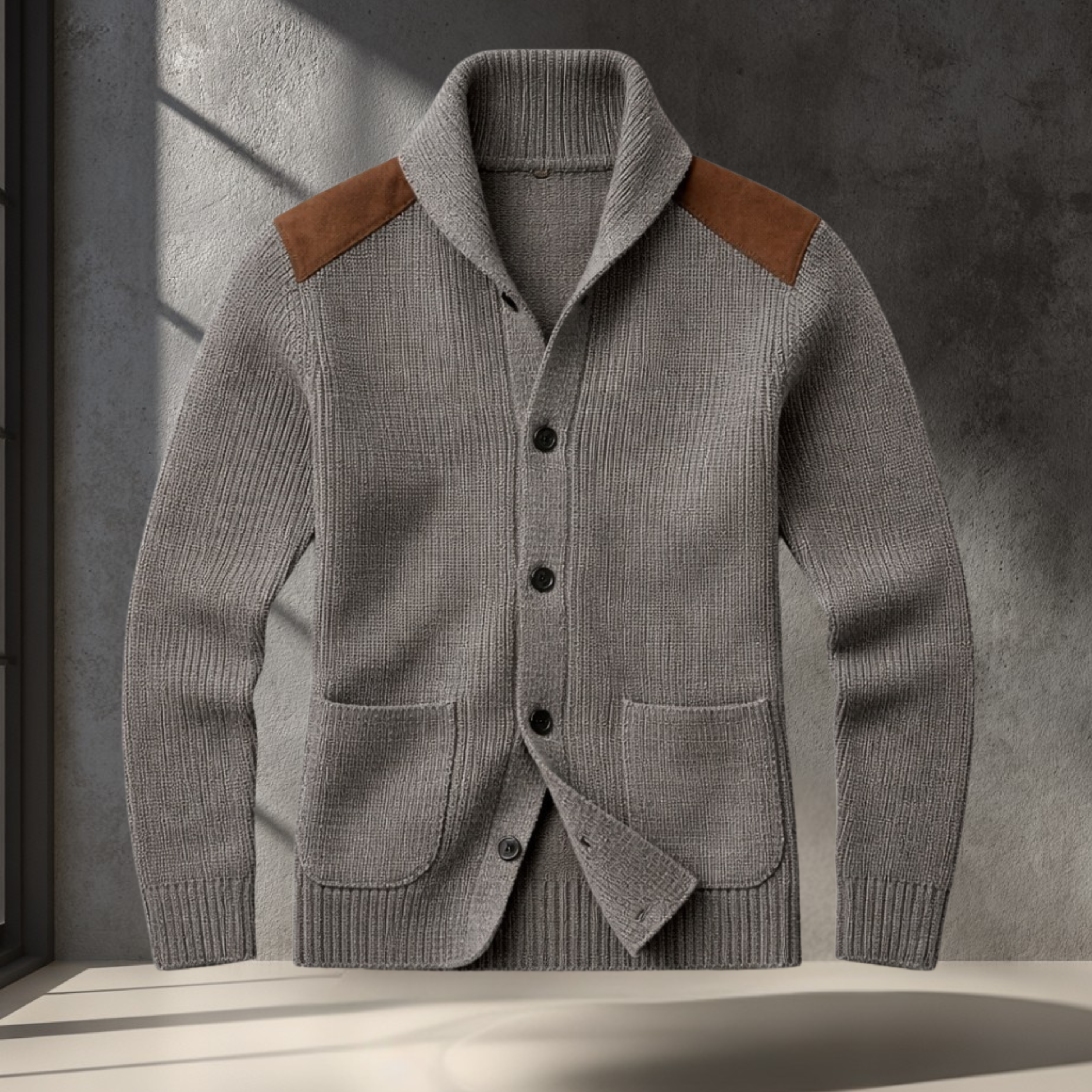 Lorenzo | Strukturierter Strick-Blazer für Männer