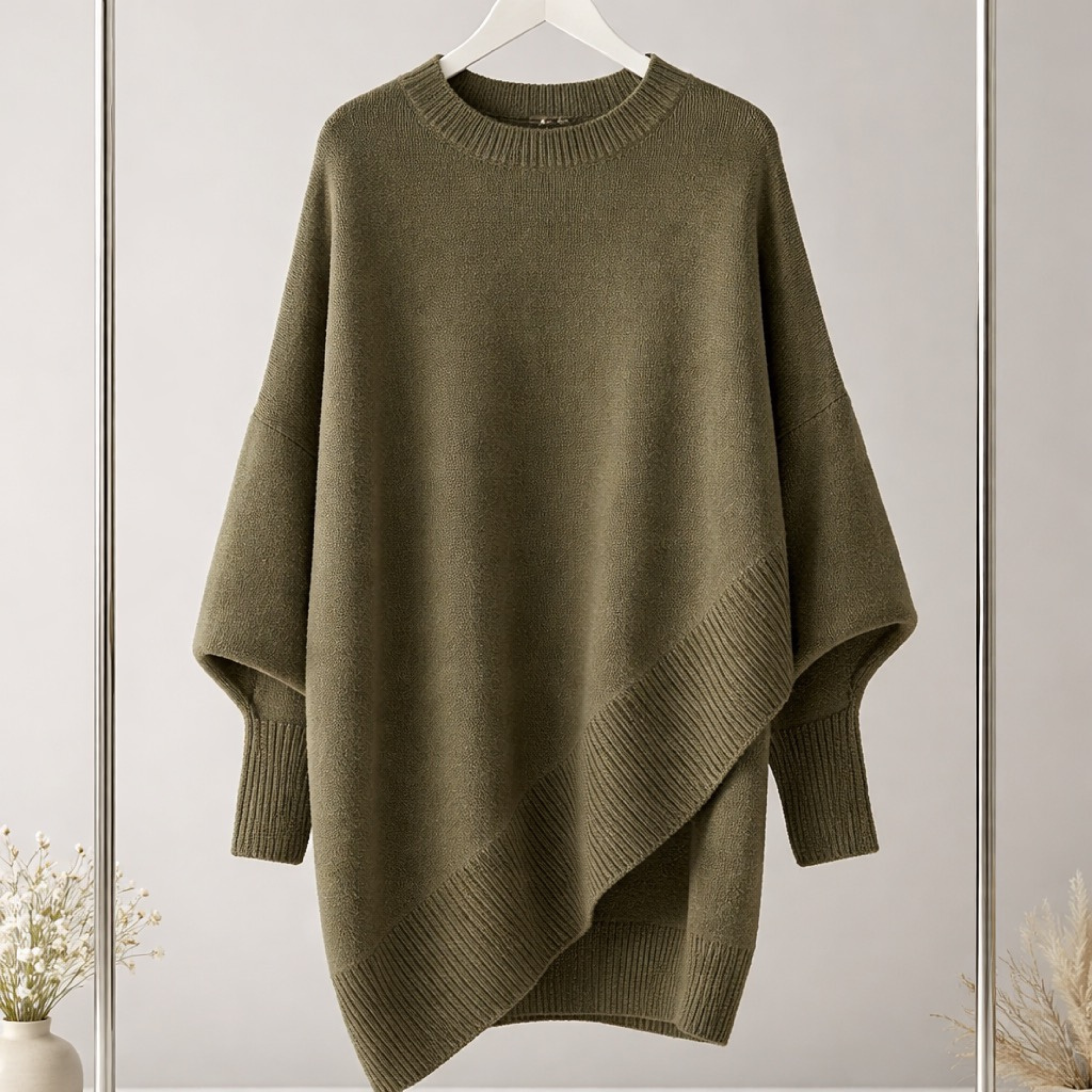 Celine | Oversize-Strickpullover mit weicher Struktur