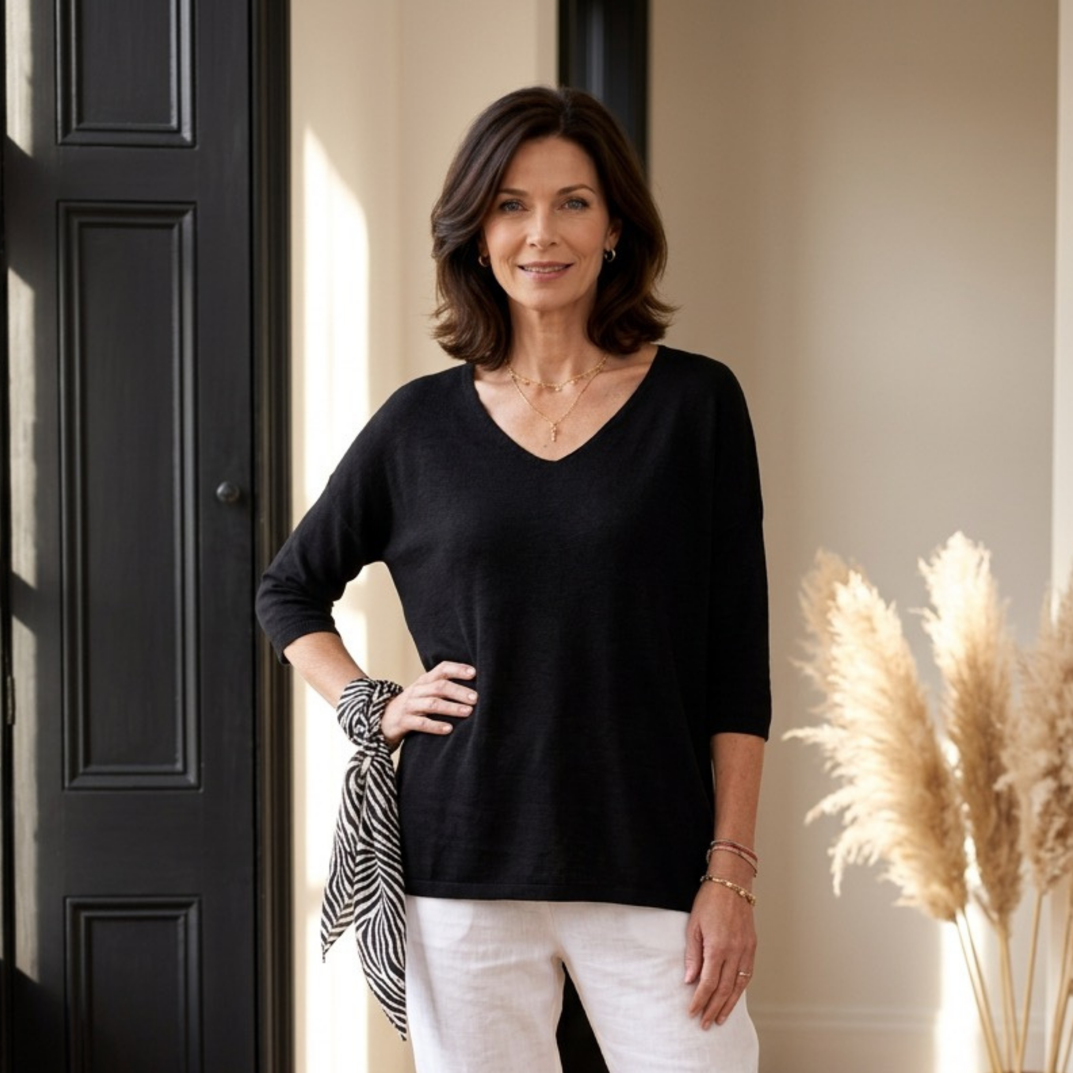 Amara | elegantes Strick-Top