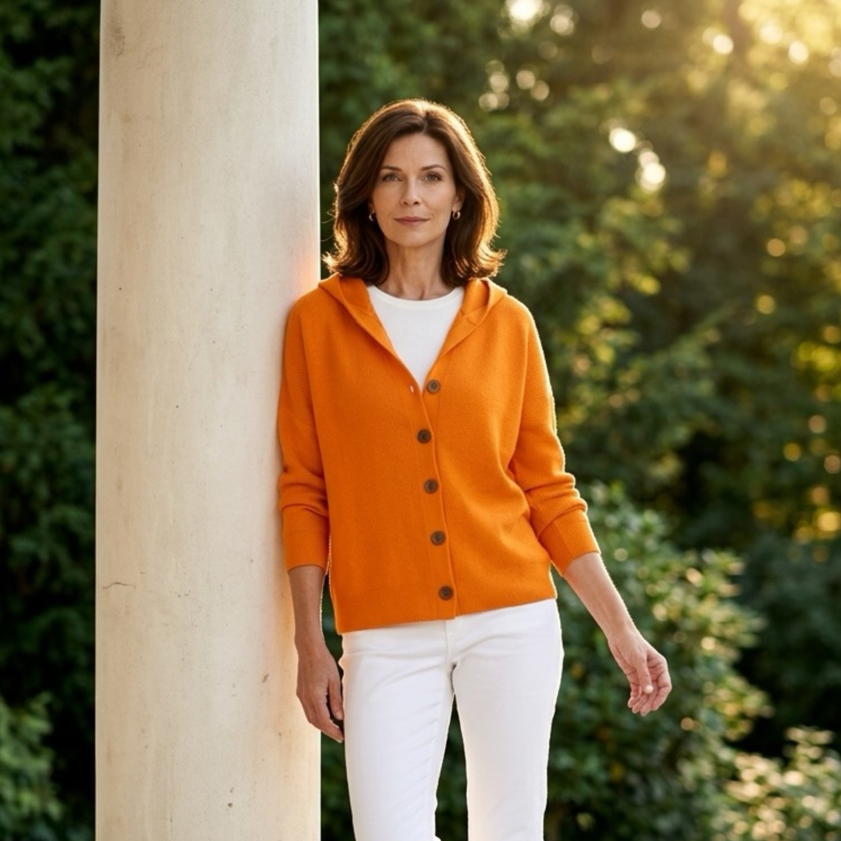 Alva | Strickcardigan mit Kapuze