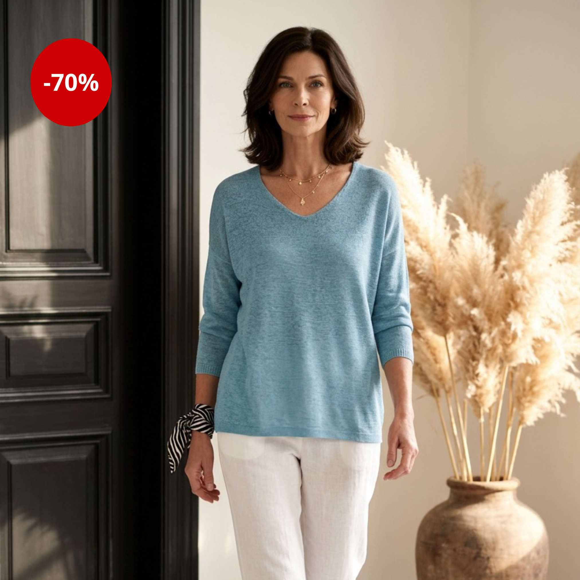 Amara | elegantes Strick-Top