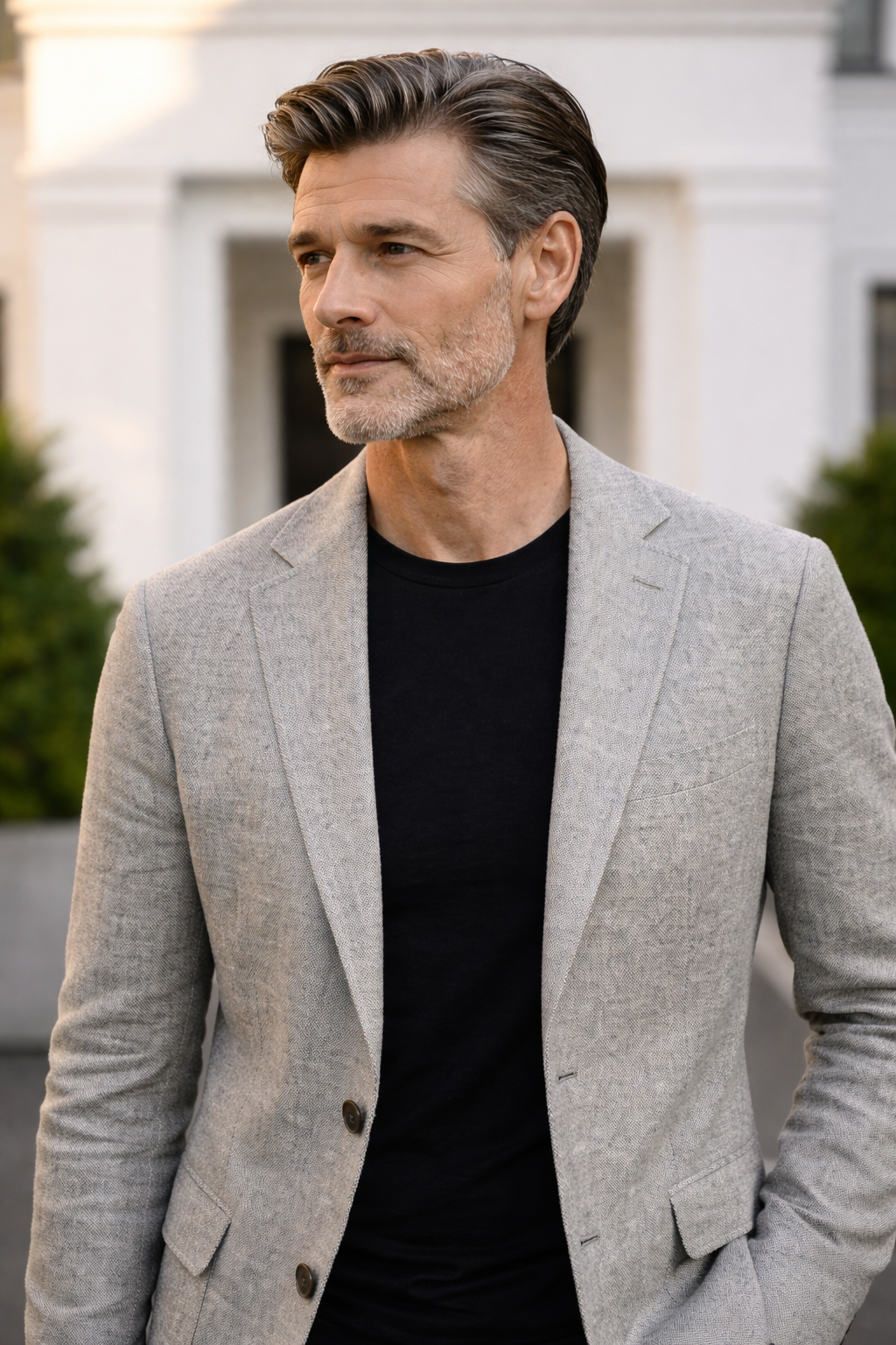 Marco | Leichter Slim-Fit Blazer für Herren