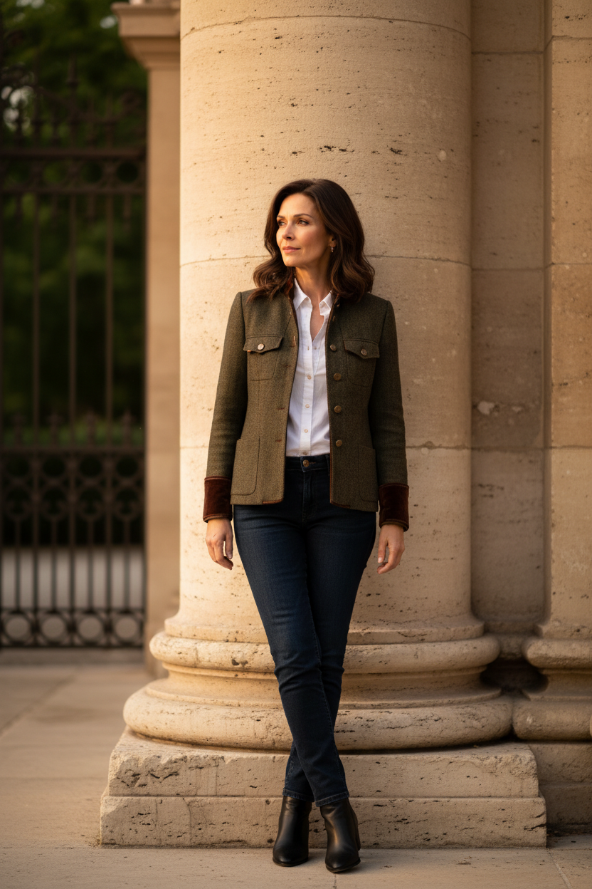 Victoria | Premium Tweed-Blazer