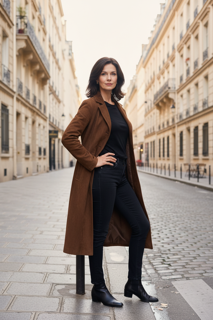 „Mathilda” | Premium Velours-Mantel