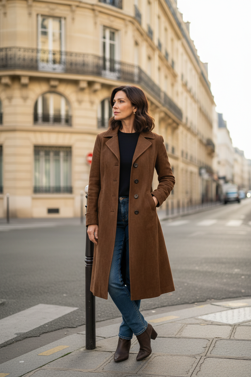 „Mathilda” | Premium Velours-Mantel
