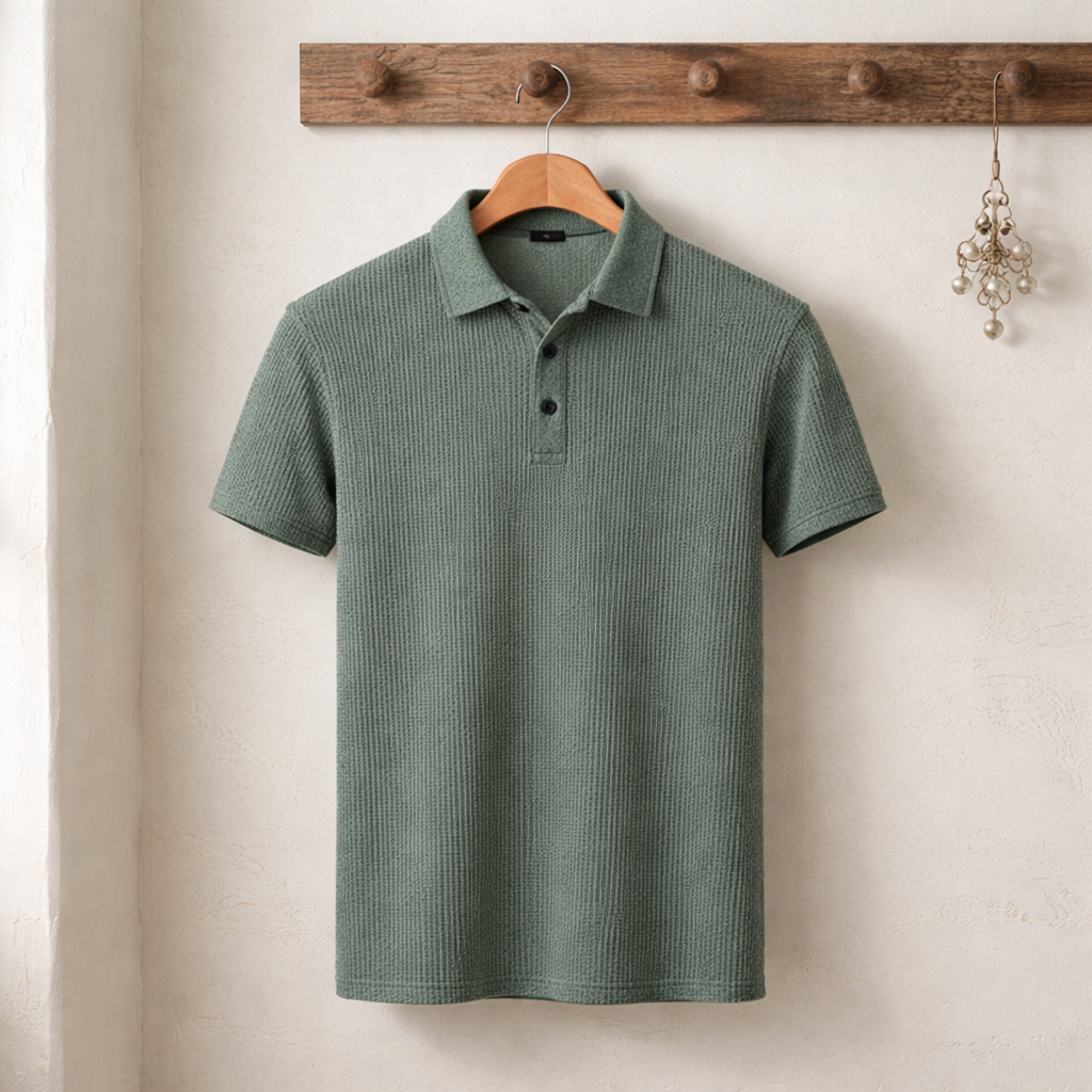 Matteo | Struktur-Polo mit moderner Silhouette
