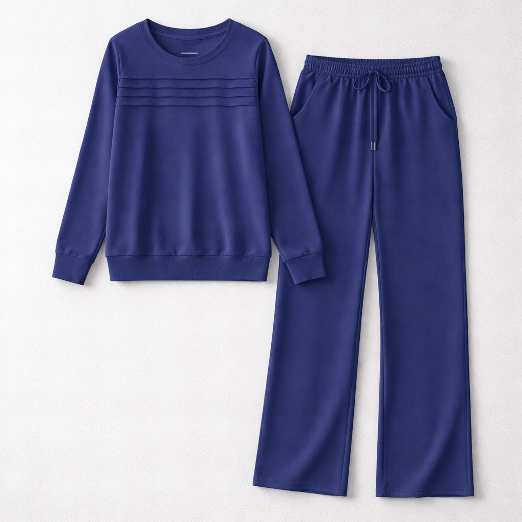 Bianca | Elegantes Damen Zweiteiler-Set mit Weiten Hosen