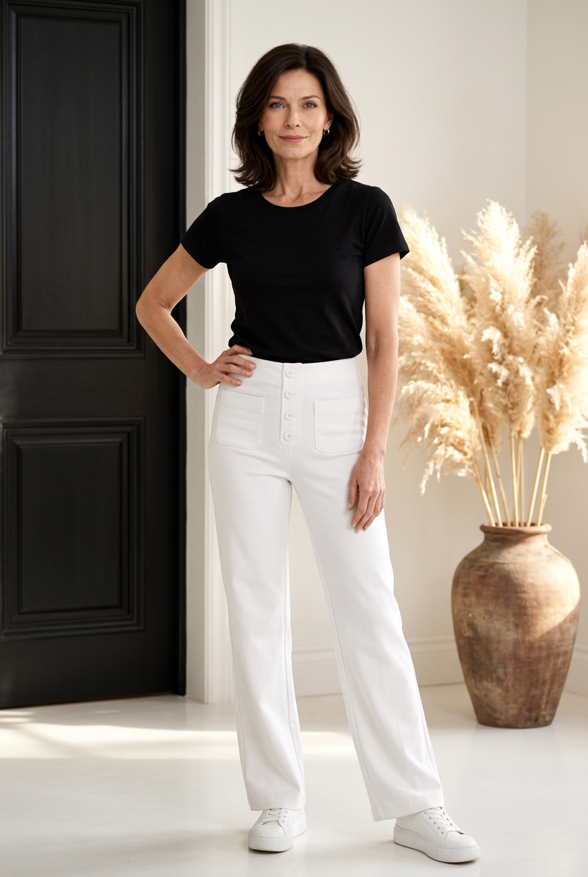 Livia | elegante High-Waist Hose