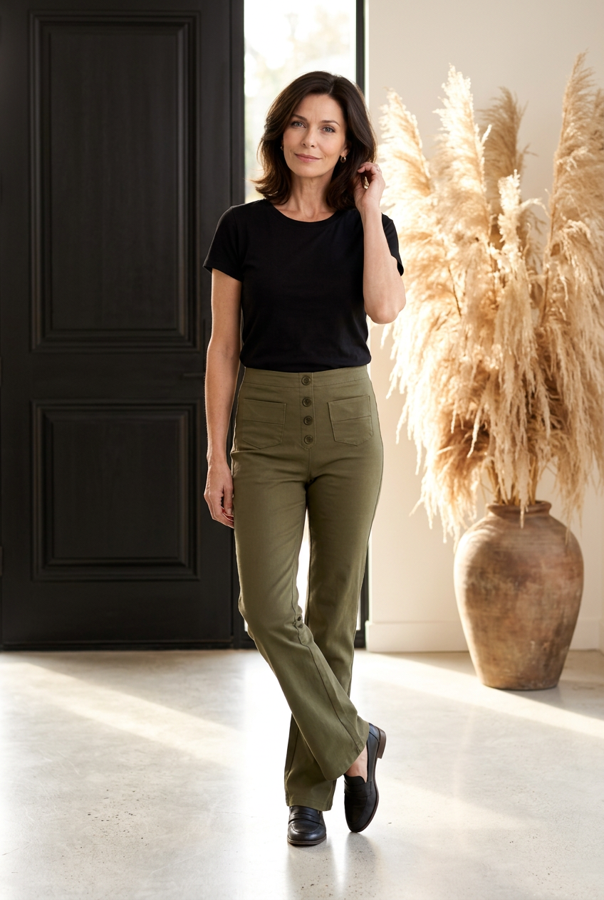 Livia | elegante High-Waist Hose