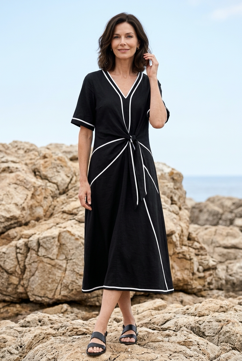 Elodie | elegantes Taillenkleid