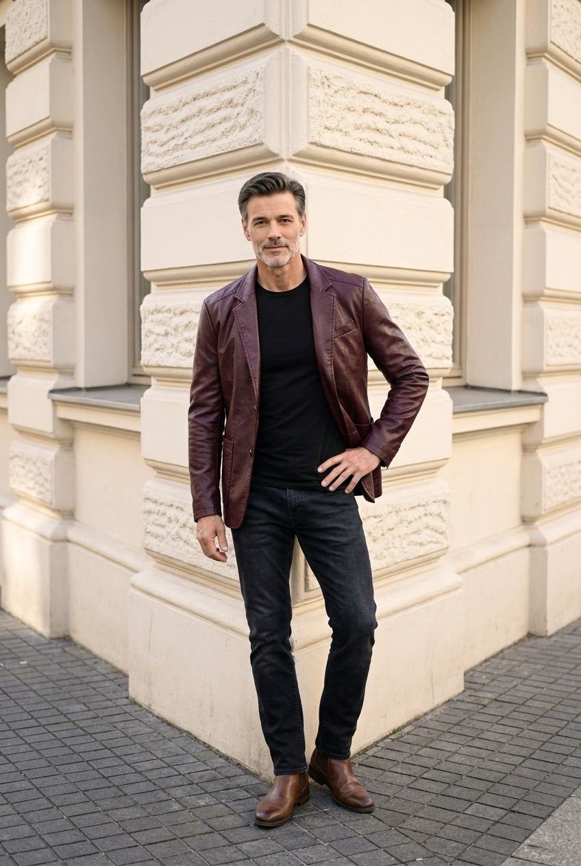 Joris Lederjacke | Entspannte Präzision