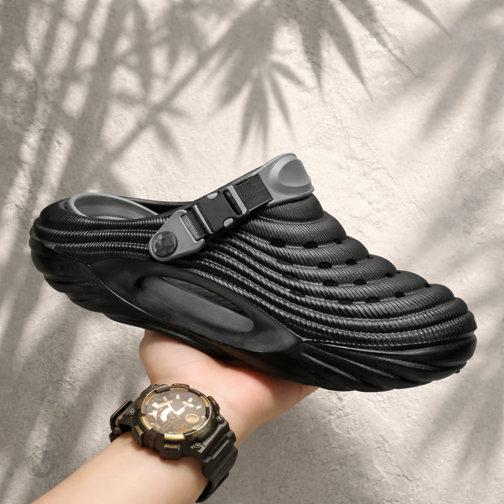 Tilo | Atmungsaktive Slip-On Pantoletten