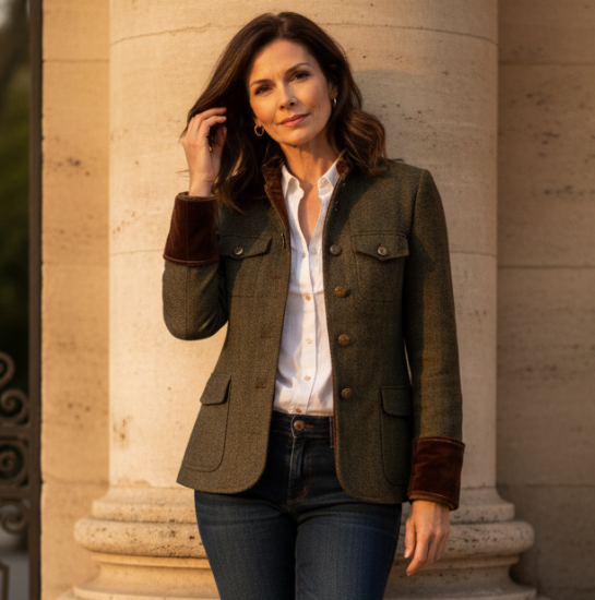 Victoria | Premium Tweed-Blazer