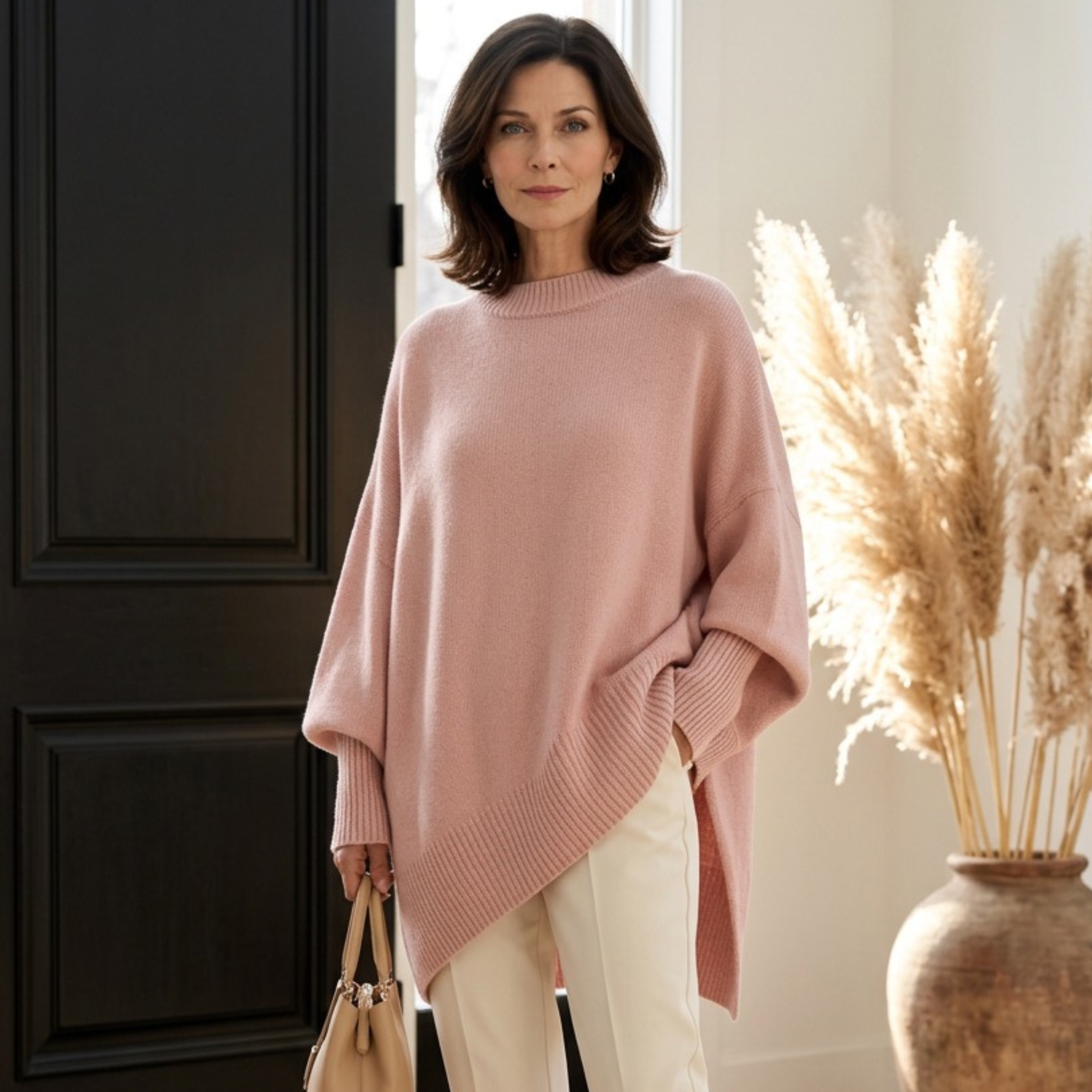 Celine | Oversize-Strickpullover mit weicher Struktur