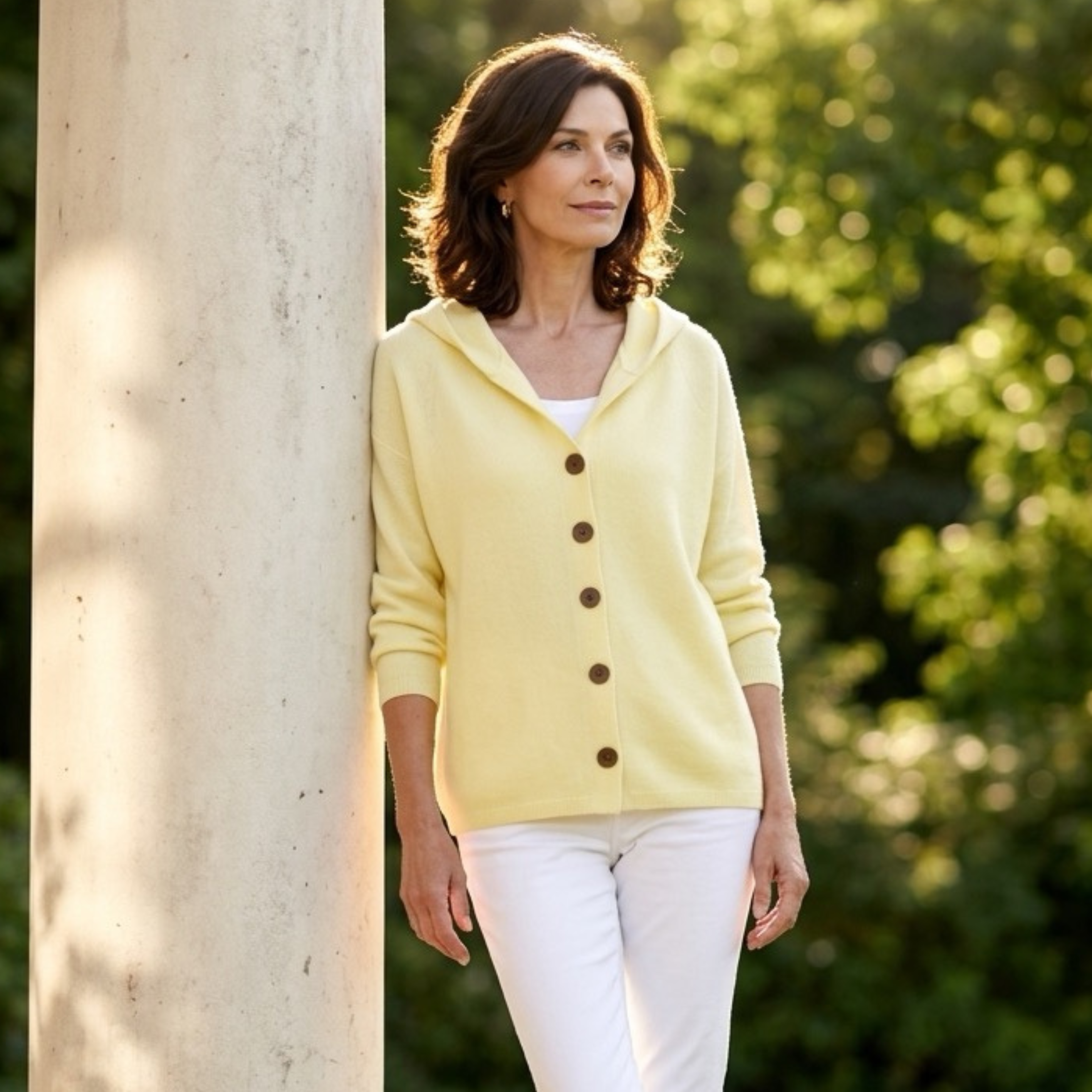 Alva | Strickcardigan mit Kapuze