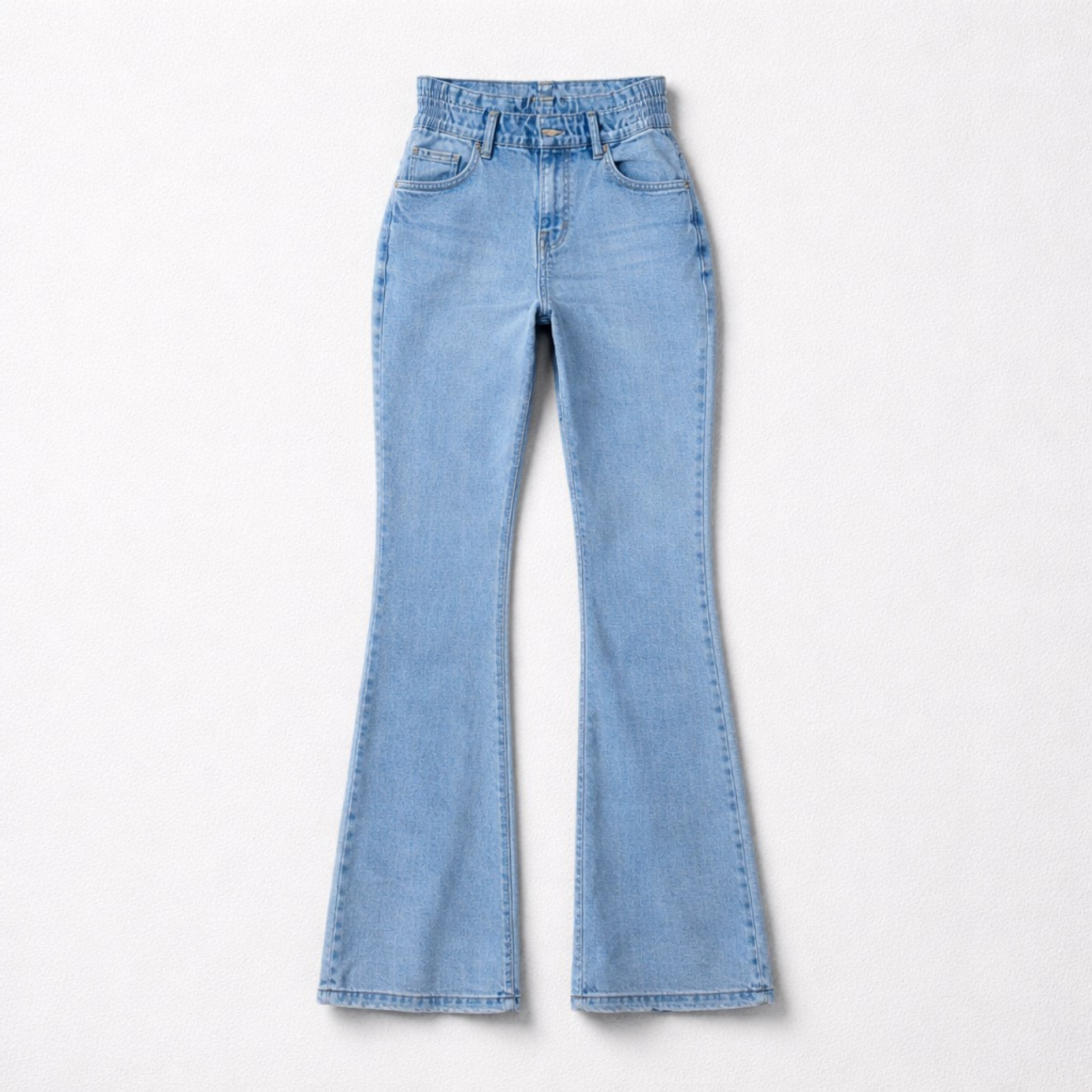 Sienna | Damen High-Waist Stretch Schlagjeans