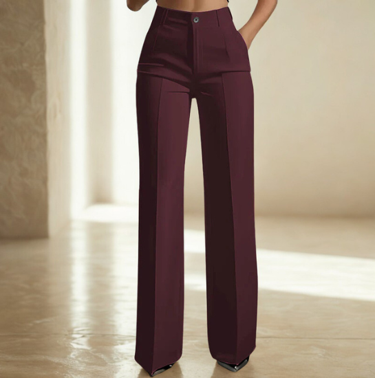 Alena | Klassische Damenhose mit hoher Taille