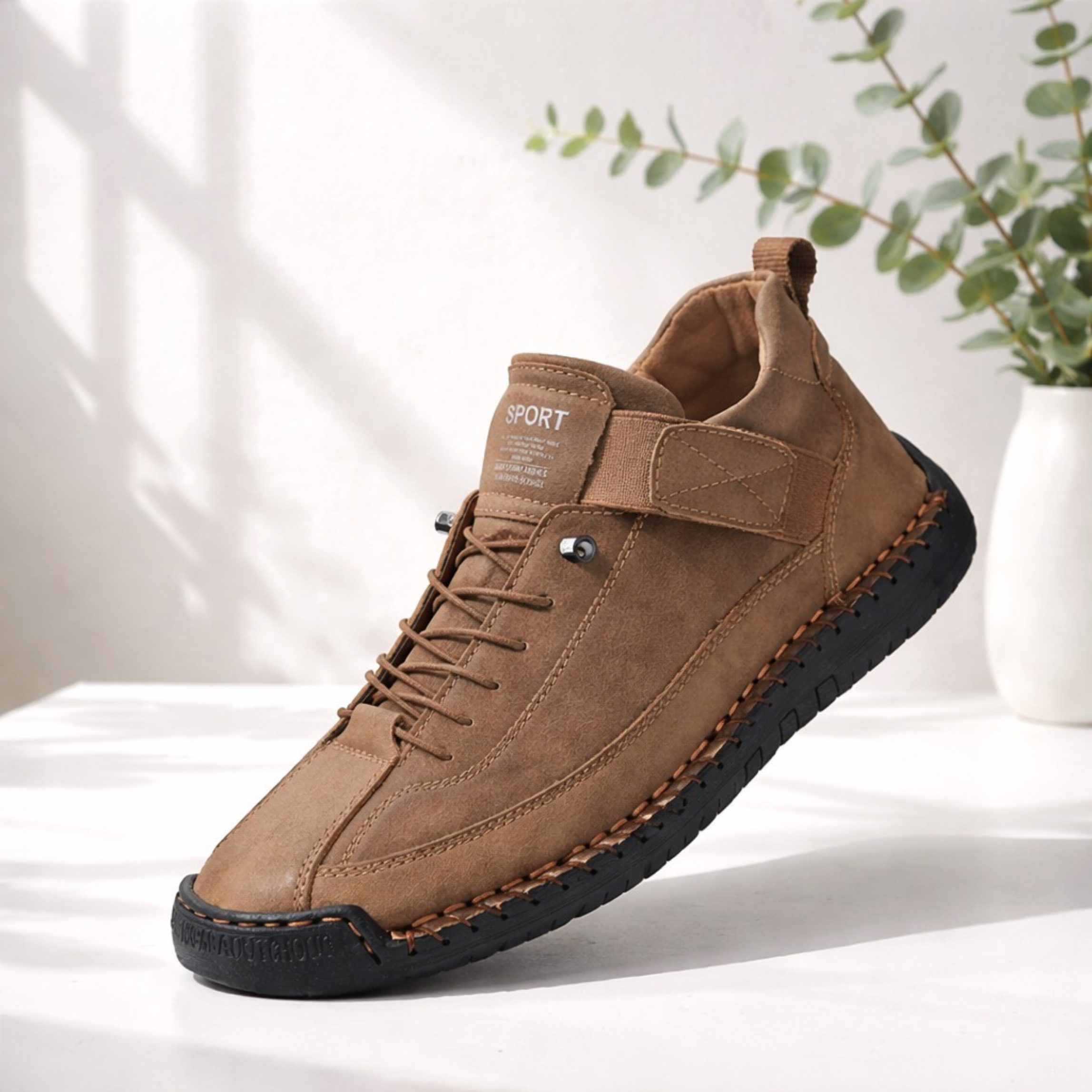 Jonas | klassischer Leder-Sneaker