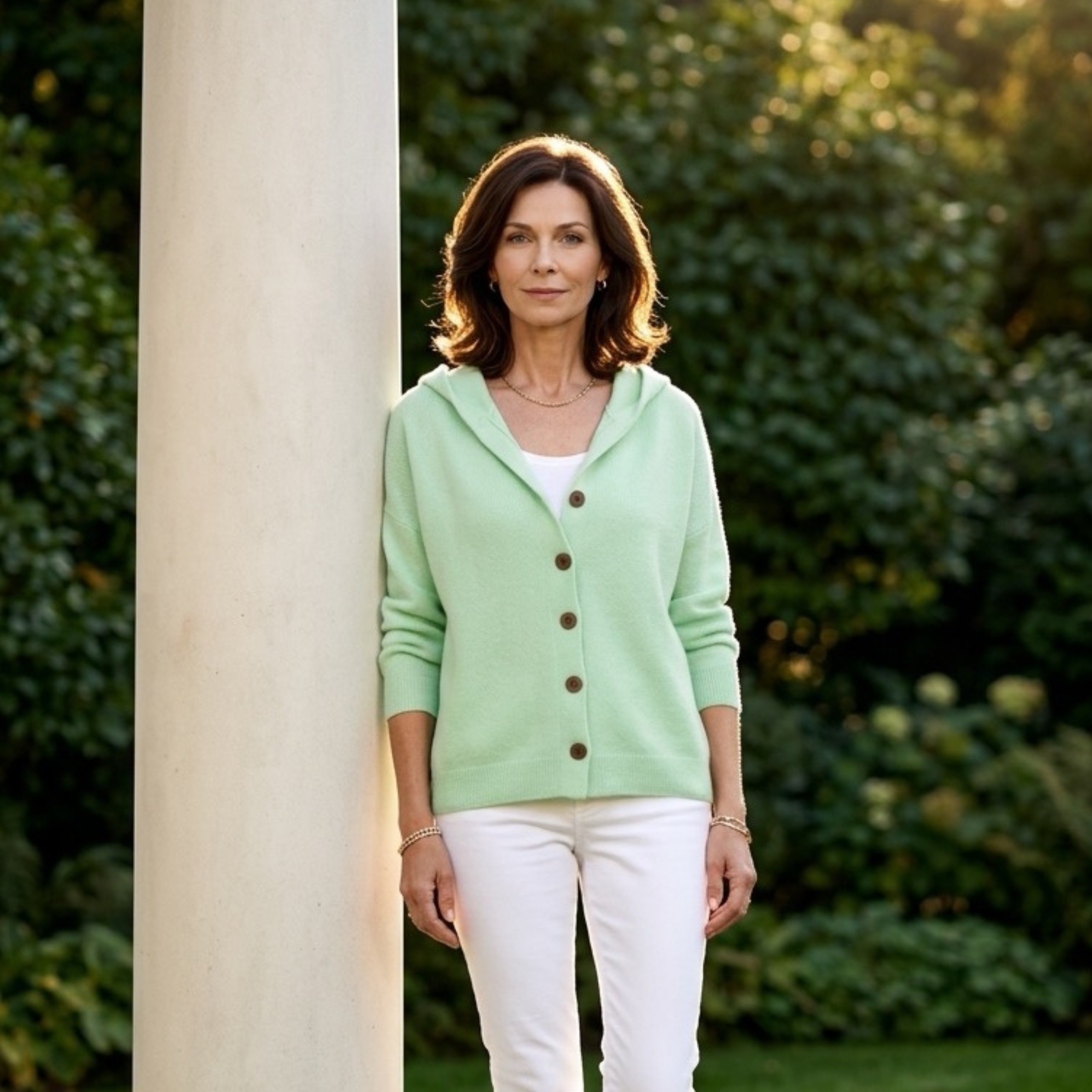 Alva | Strickcardigan mit Kapuze