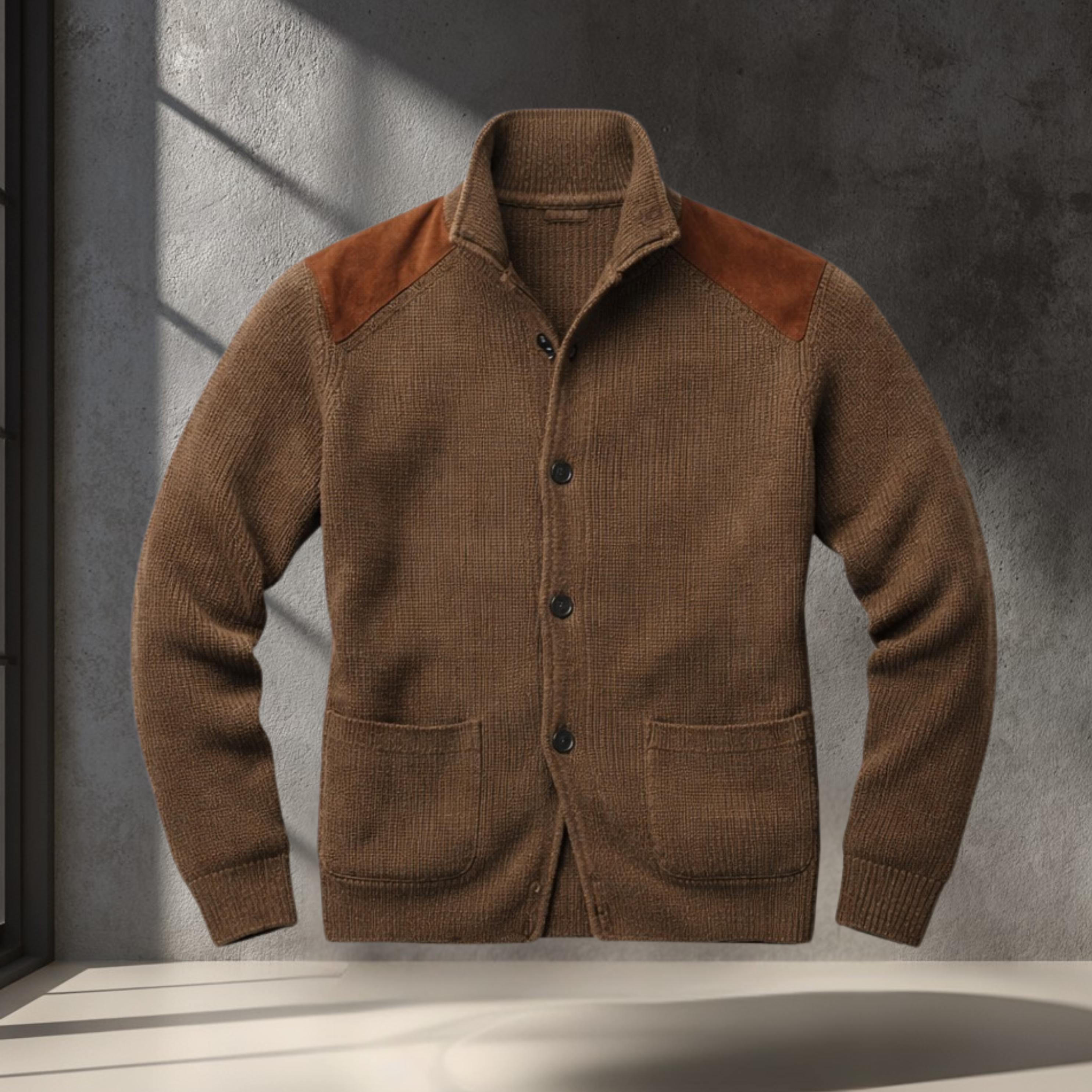 Lorenzo | Strukturierter Strick-Blazer für Männer
