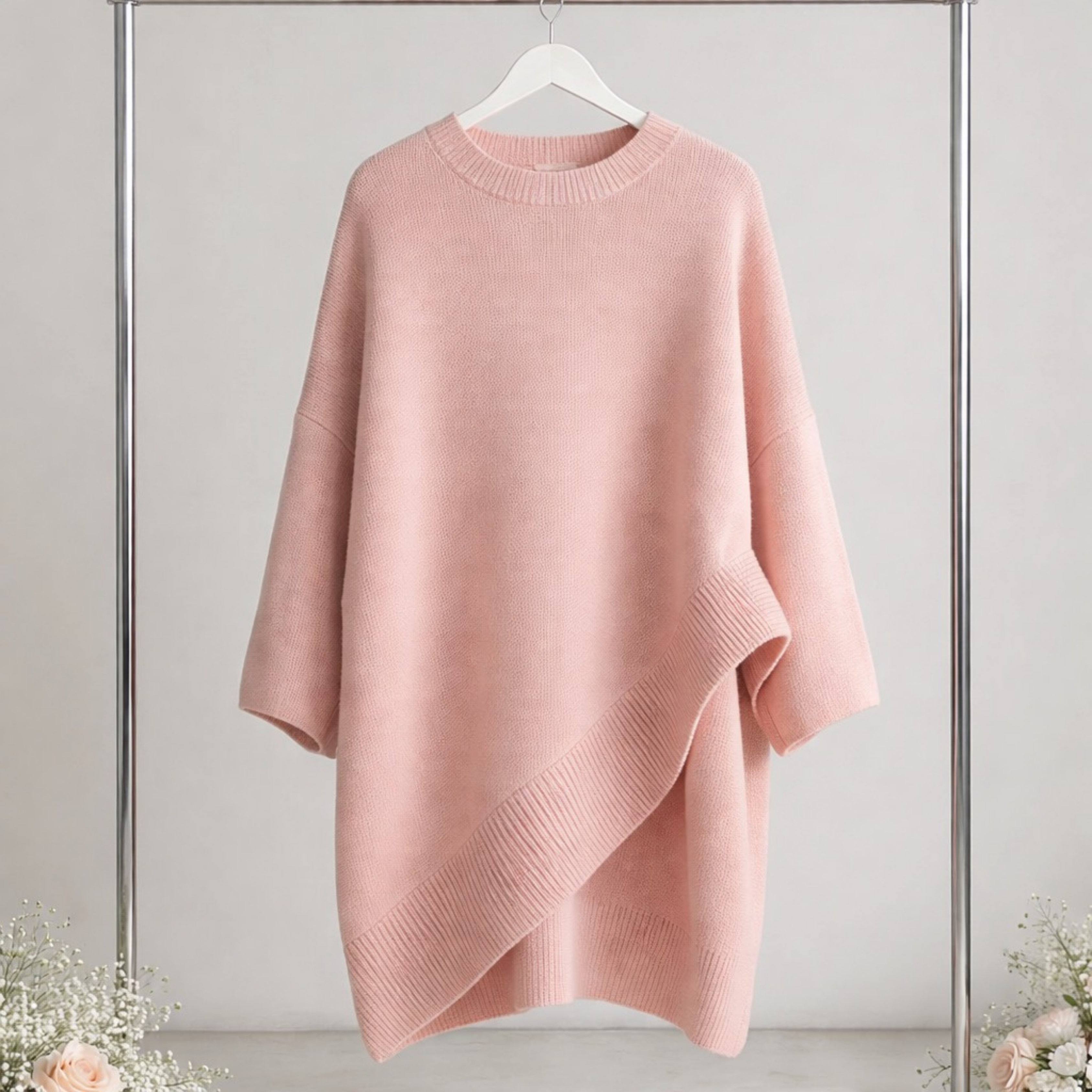 Celine | Oversize-Strickpullover mit weicher Struktur