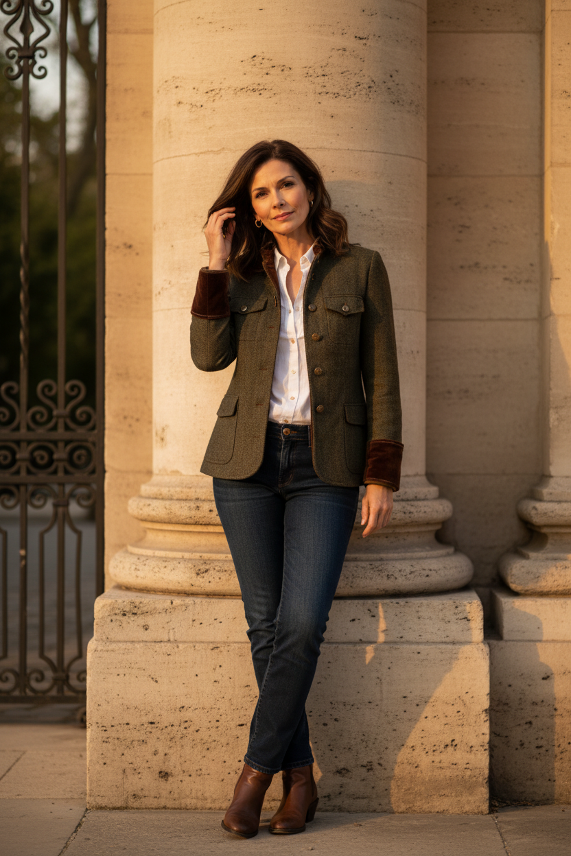 Victoria | Premium Tweed-Blazer