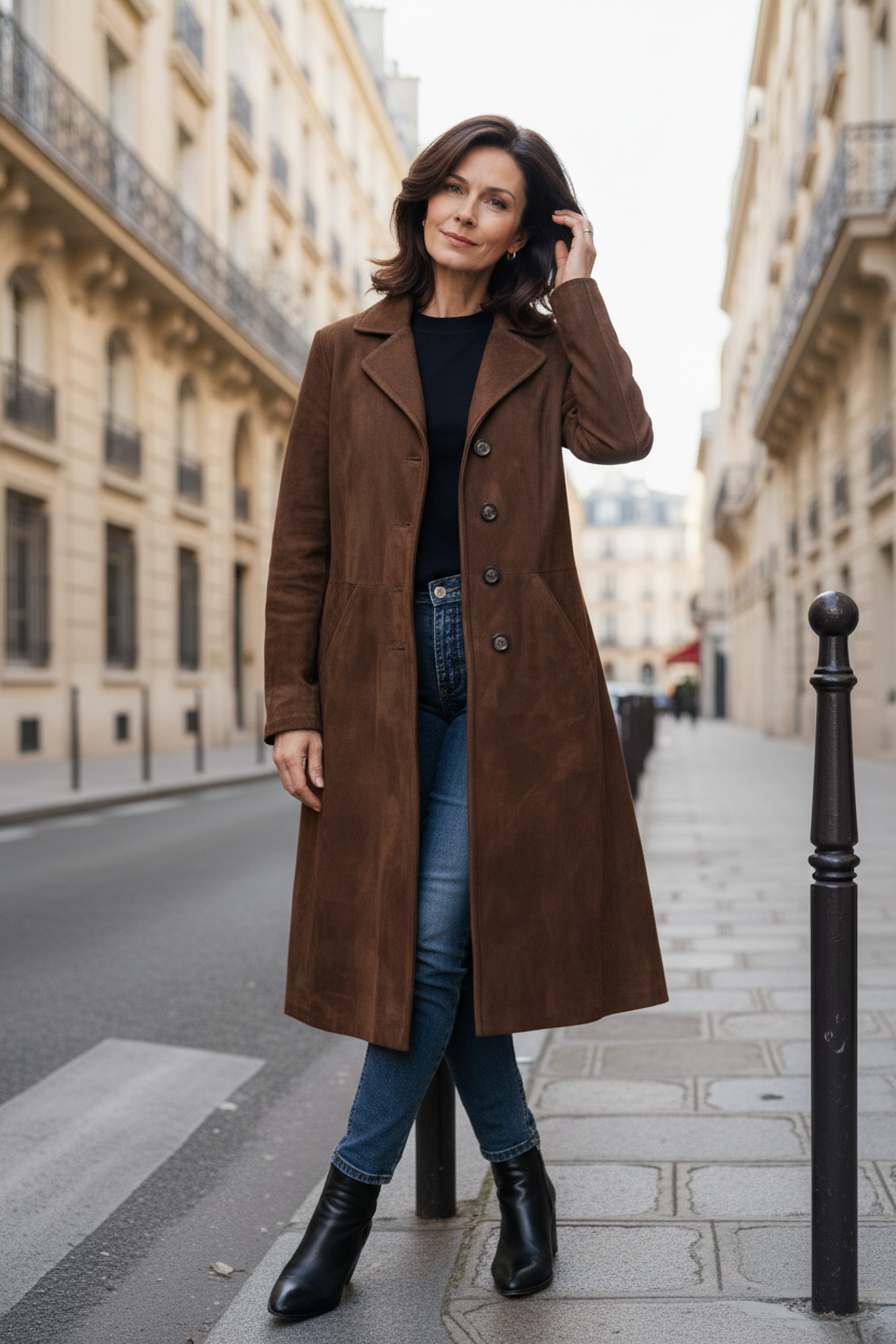 „Mathilda” | Premium Velours-Mantel