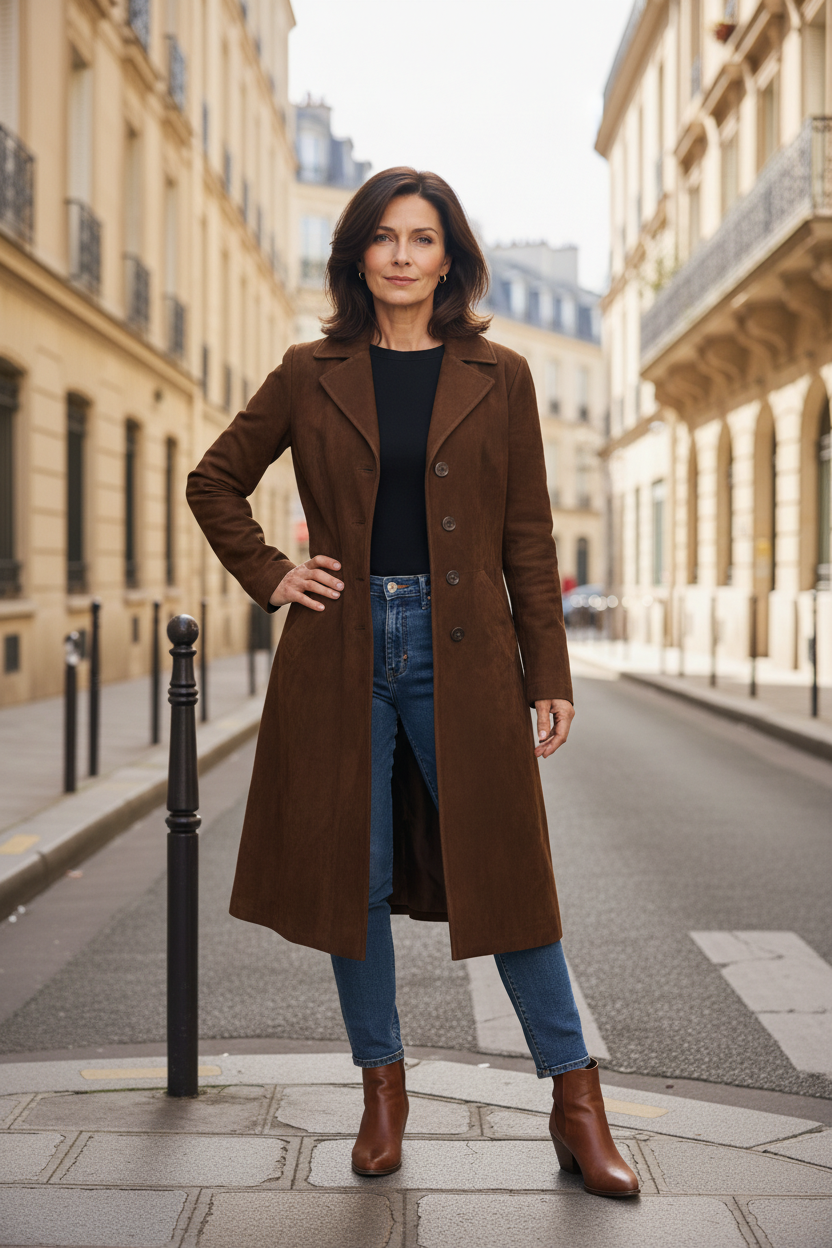 „Mathilda” | Premium Velours-Mantel