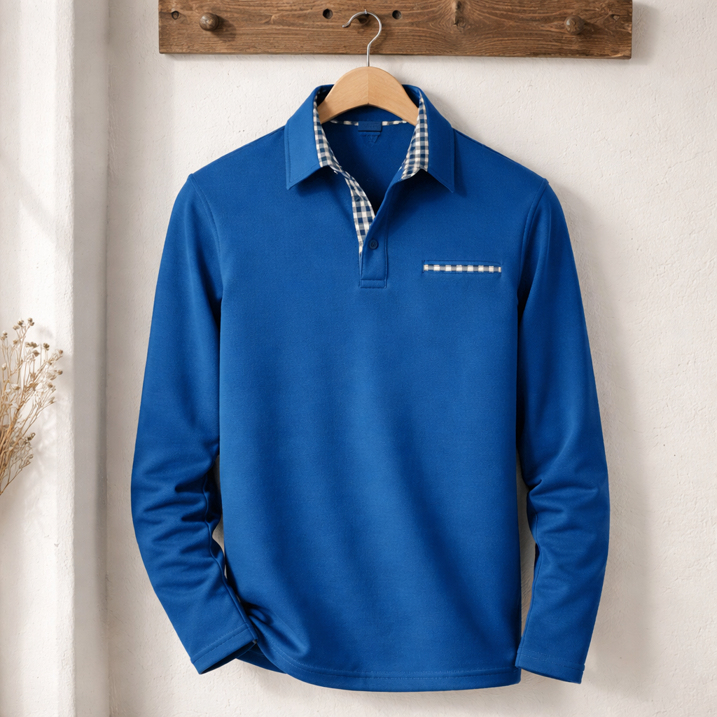 Alvero | Charakterstarkes Langarm-Poloshirt
