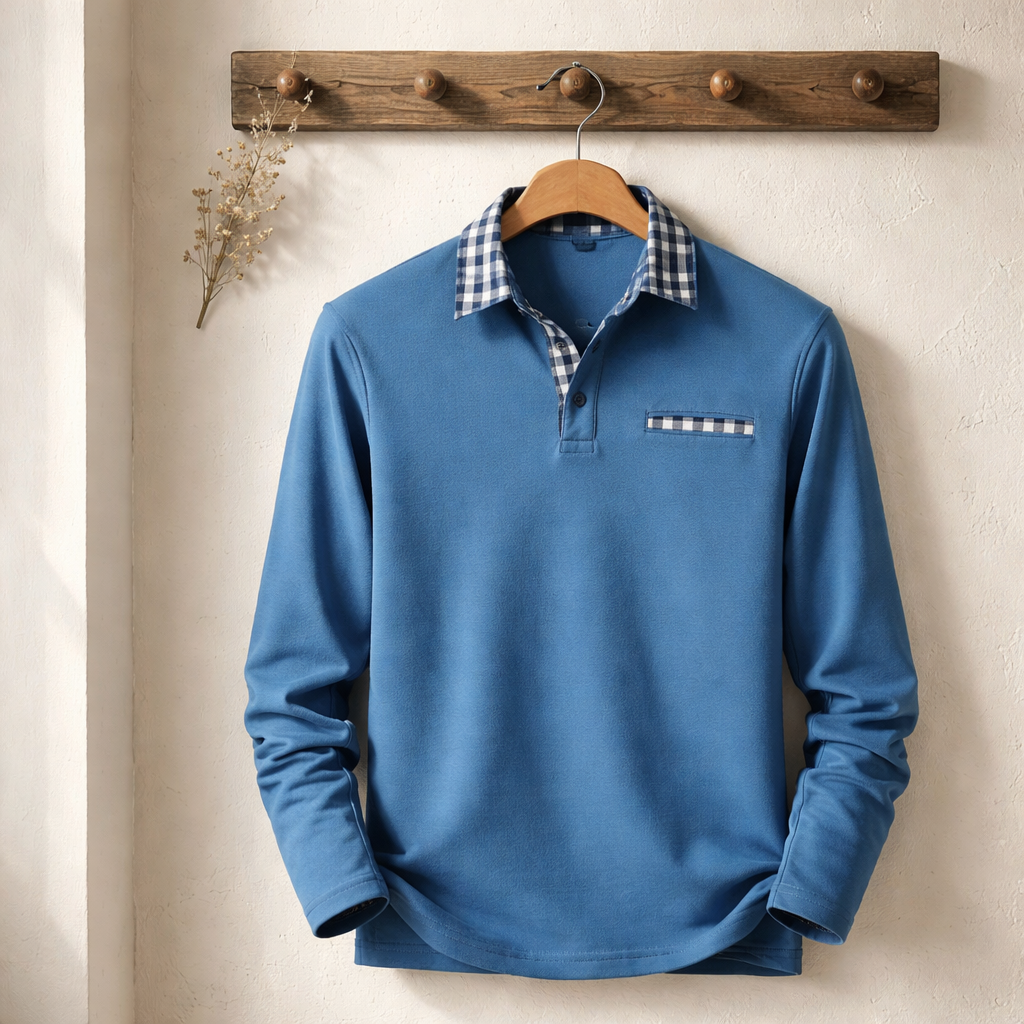 Alvero | Charakterstarkes Langarm-Poloshirt