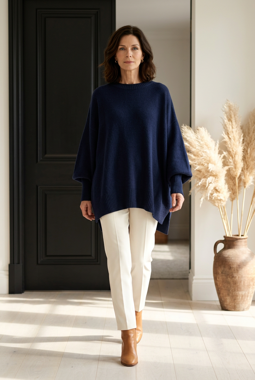 Celine | Oversize-Strickpullover mit weicher Struktur