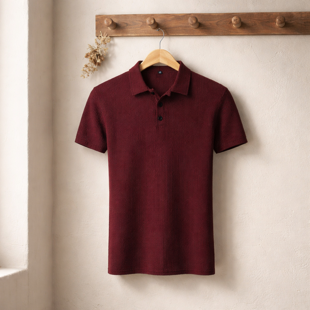 Matteo | Struktur-Polo mit moderner Silhouette
