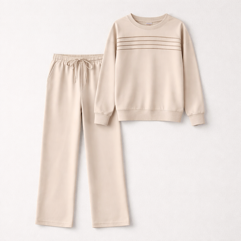Bianca | Elegantes Damen Zweiteiler-Set mit Weiten Hosen