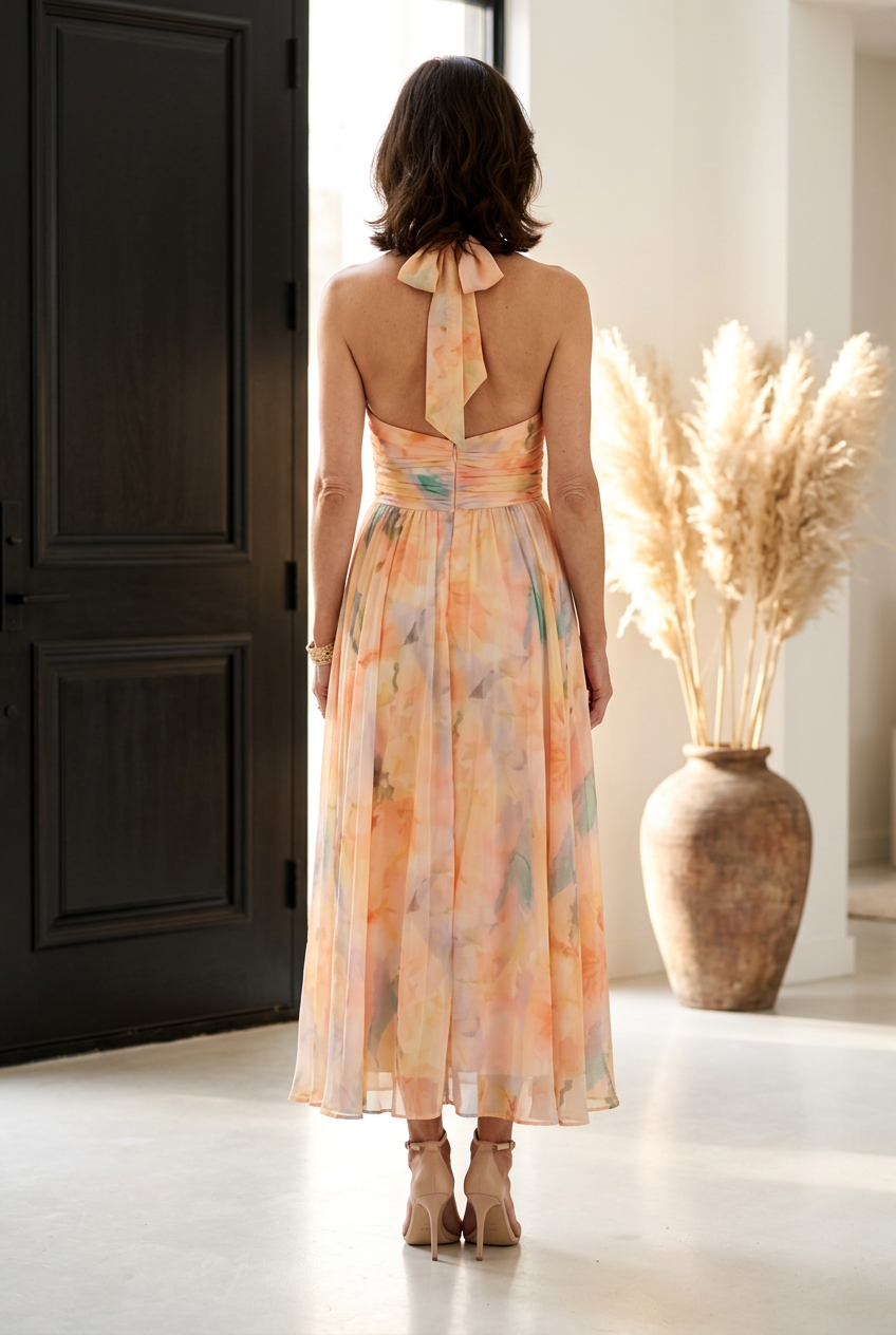 Isabella | elegantes Halter-Maxikleid