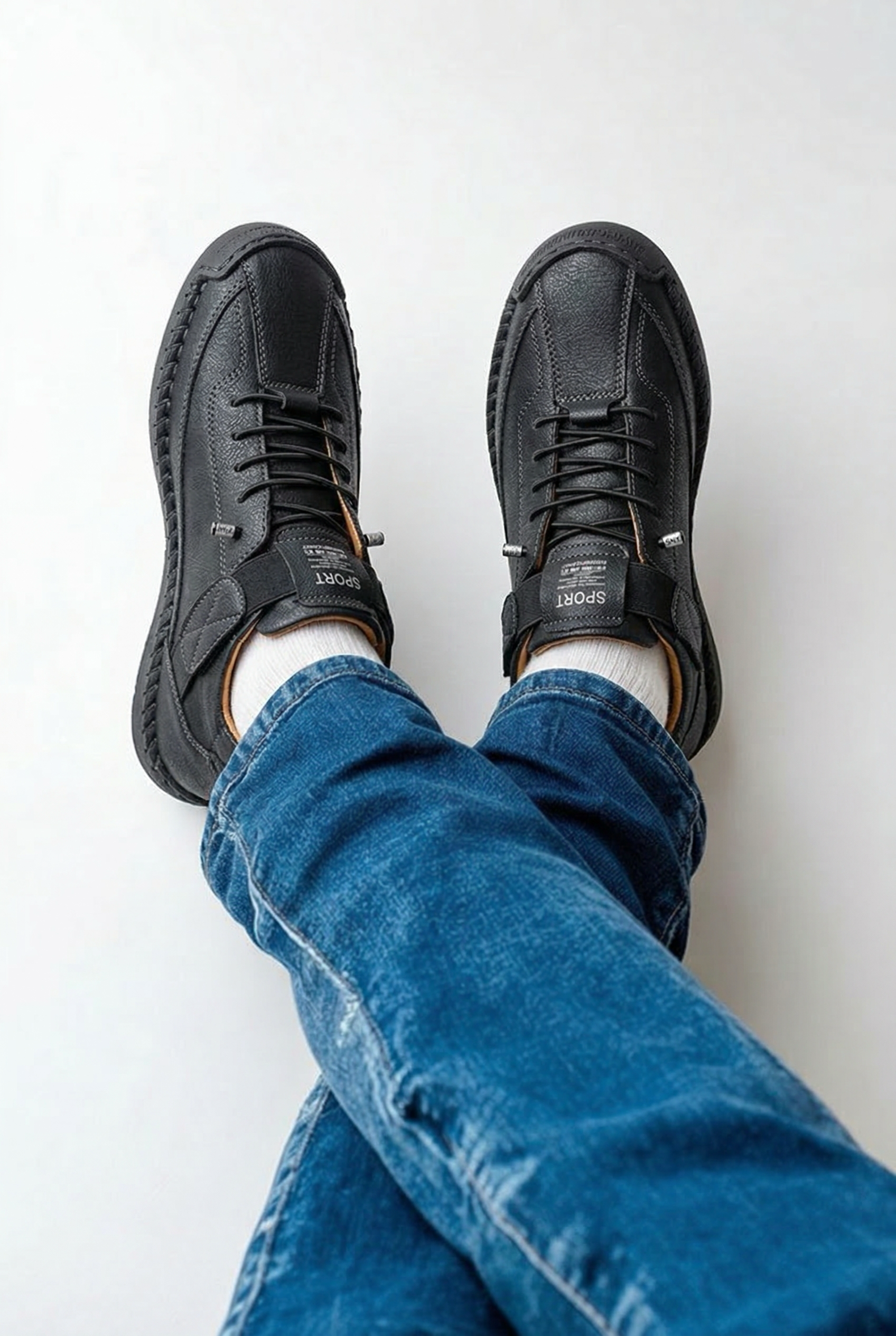 Jonas | klassischer Leder-Sneaker