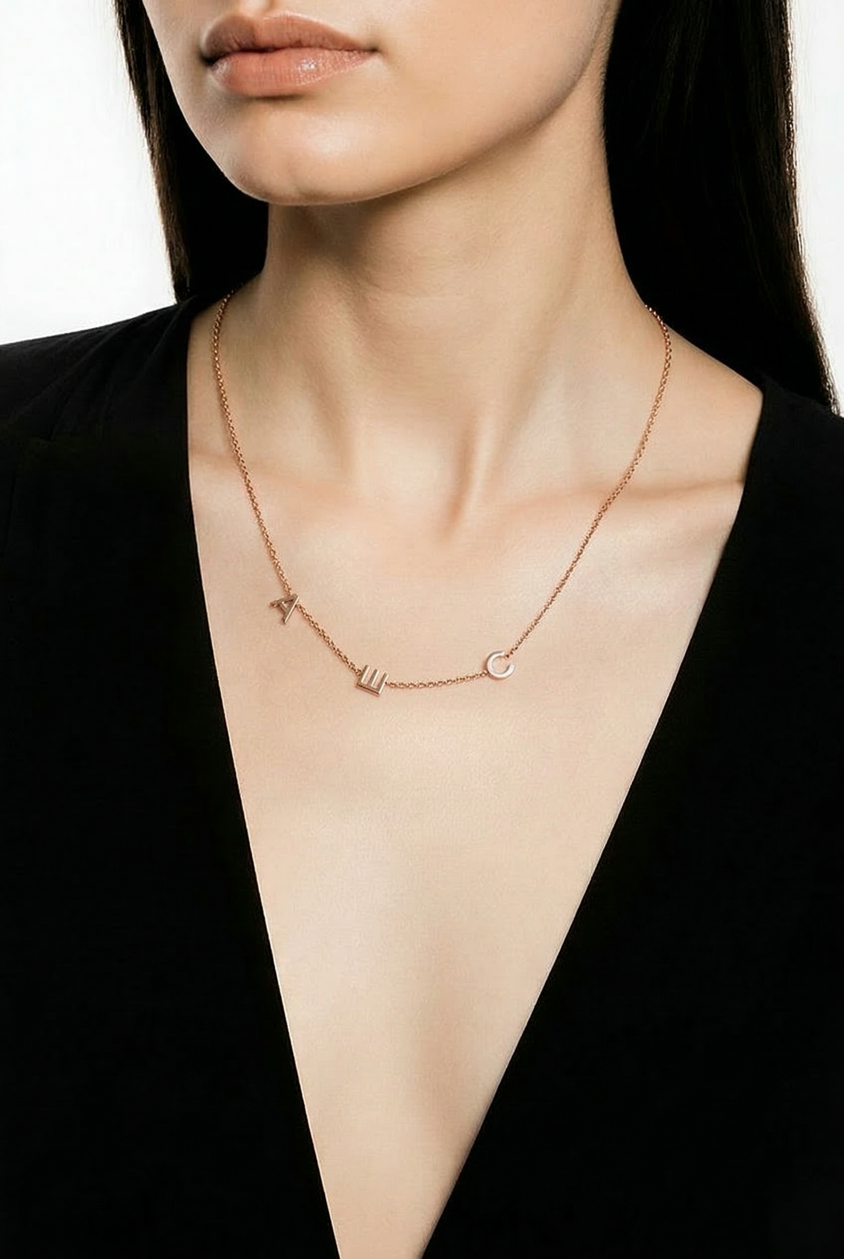 Lucienne | personalisierte Initialen-Halskette