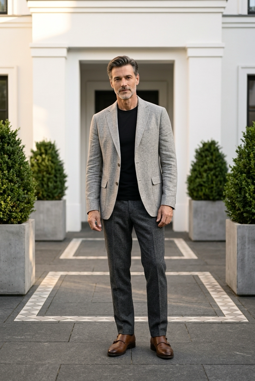 Marco | Leichter Slim-Fit Blazer für Herren