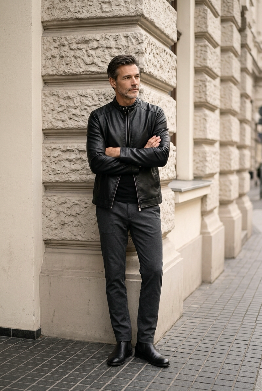 Vito Lederjacke | Subtile Kraft